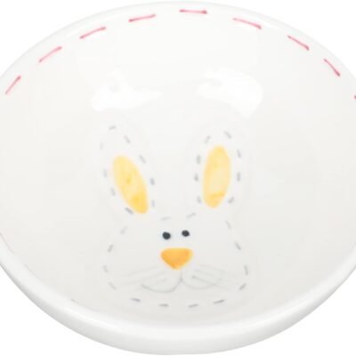 1pc Cute Design Small Ceramic Seasoning Bowl for Sauces and Dips Versatile Tableware for Boys and Girls and Adults for Fruits Rice and Salads Charming Kitchen Decor