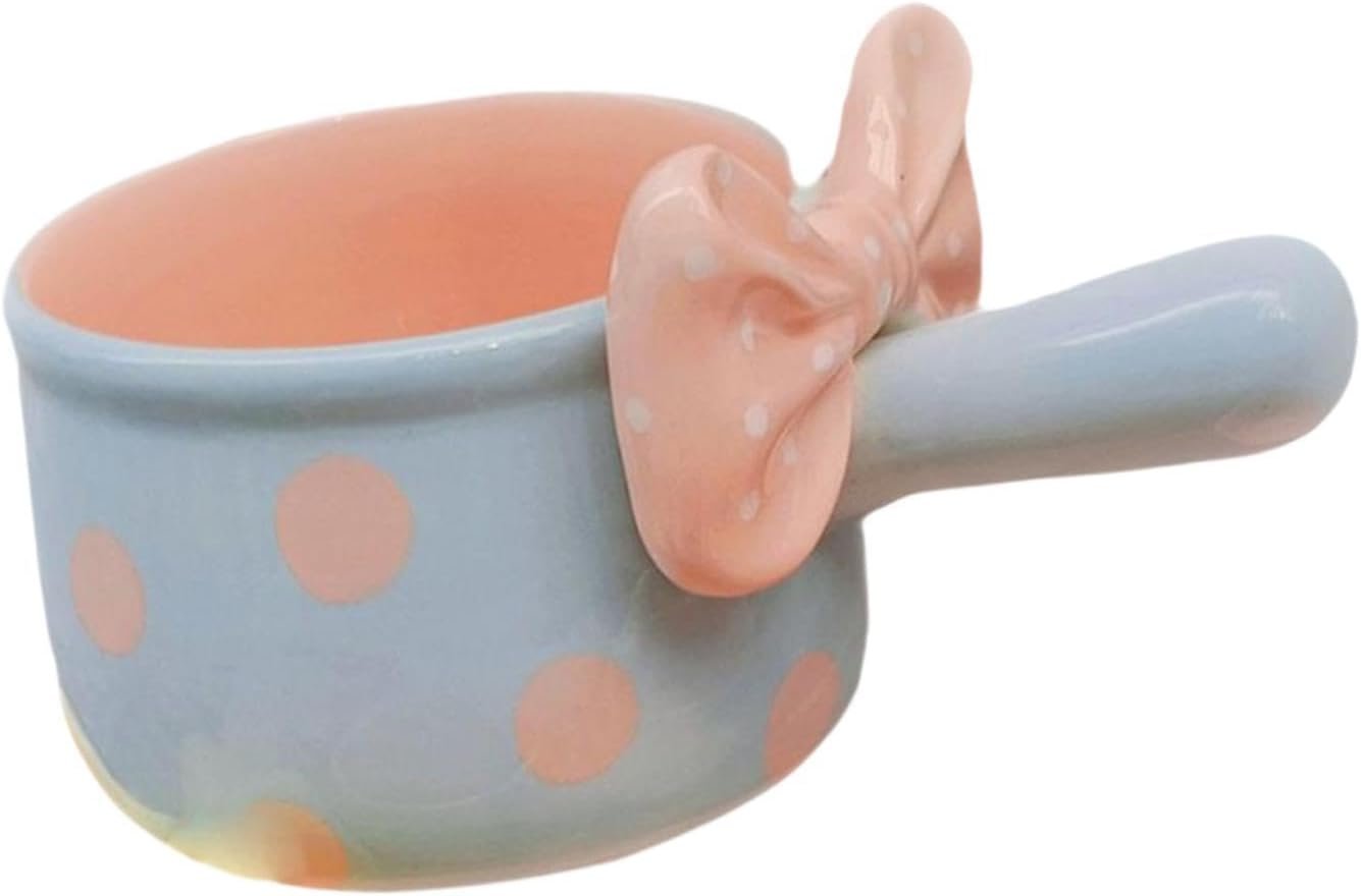 Instant French Onion Soup Bowl Single Handle Ceramic Soup Crock for Restaurant Home Salad Chilli Beef Stew Pasata, Blue