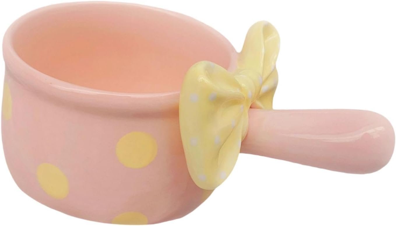 Instant French Onion Soup Bowl Single Handle Ceramic Soup Crock for Restaurant Home Salad Chilli Beef Stew Pasata, Pink - Image 2